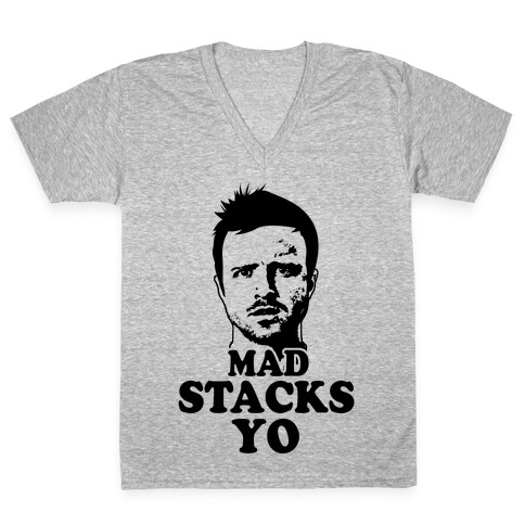 Get Stacks V-Neck Tee Shirt