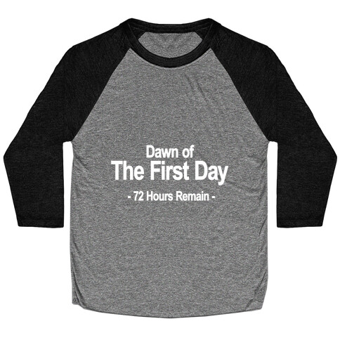 Dawn Of The First Day Baseball Tee