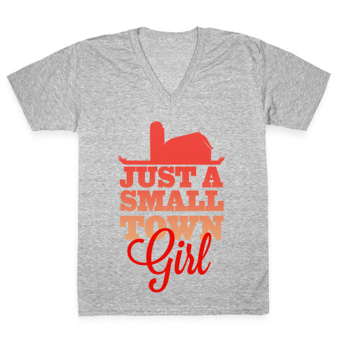 Small Town Girl V-Neck Tee Shirt
