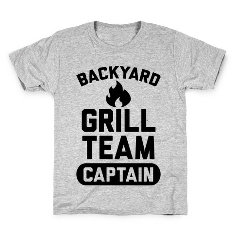 Backyard Grill Team Captain Kids T-Shirt