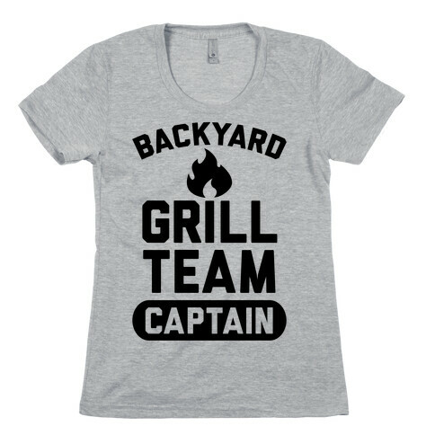 Backyard Grill Team Captain Womens T-Shirt