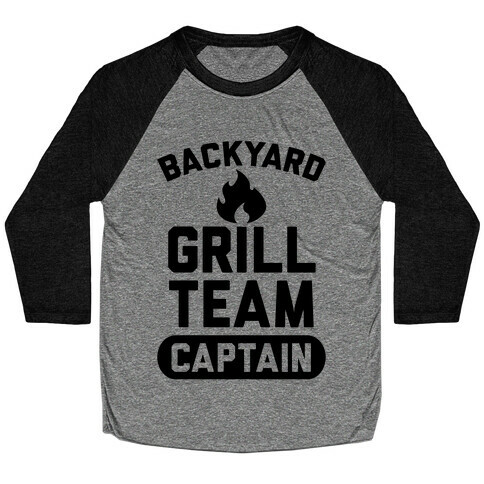 Backyard Grill Team Captain Baseball Tee