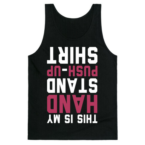 Hand Stand Push Up Shirt Tank Top