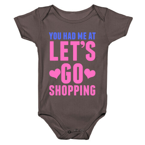 Let's Go Shopping Baby One-Piece