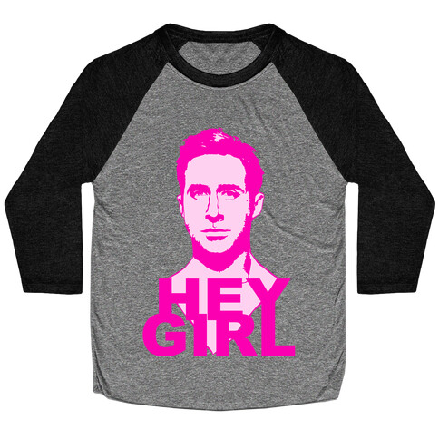 Hey Girl Baseball Tee