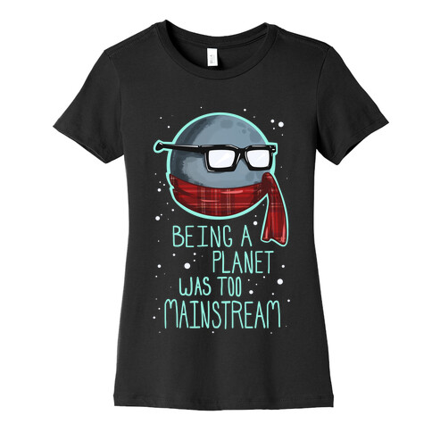 Hipster Pluto Womens T-Shirt