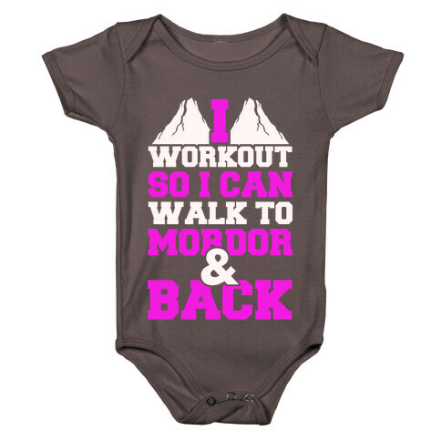 Workout Fellowship Style Baby One-Piece