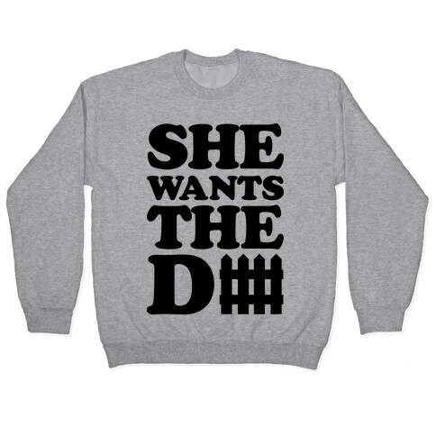 She Wants The Defense Pullover