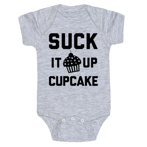 Suck It Up Cupcake Baby One-Piece