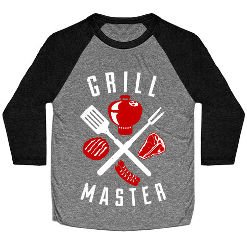 Grill Master Baseball Tee