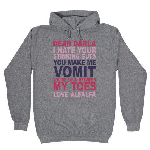 Dear Darla Hooded Sweatshirt