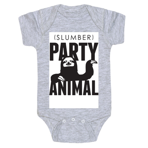 Slumber Party Animal Baby One-Piece