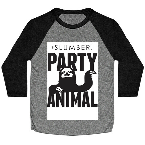 Slumber Party Animal Baseball Tee