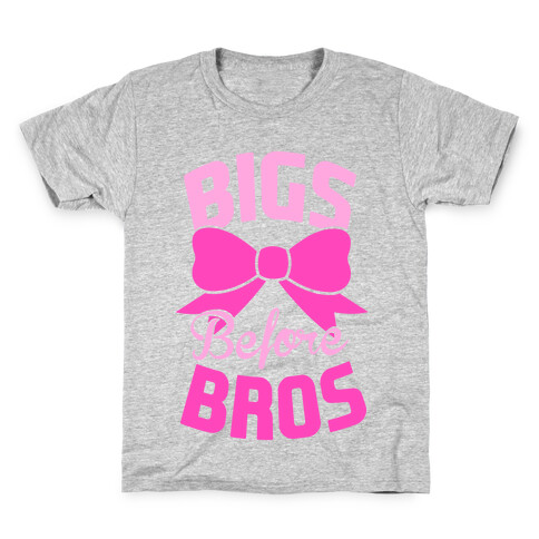 Bigs Before Bros Kids T-Shirt