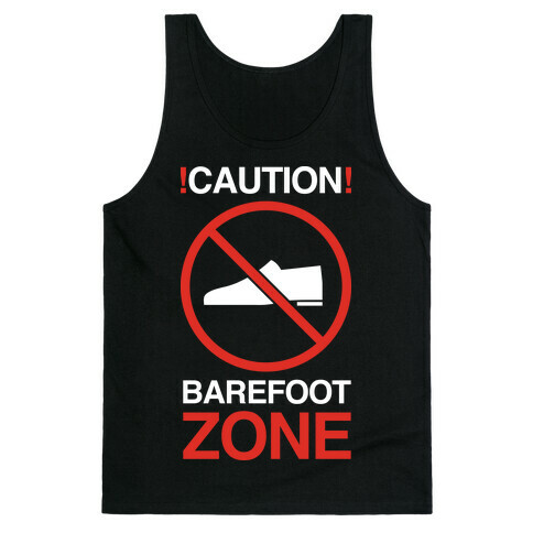 !Caution! Barefoot Zone Tank Top