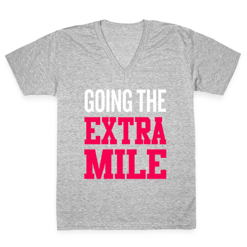 Going The Extra Mile V-Neck Tee Shirt