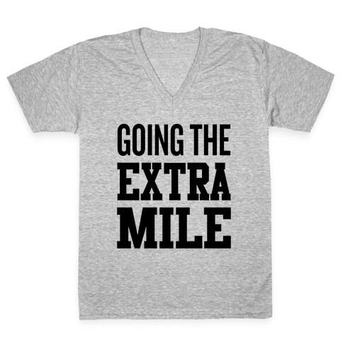 Going The Extra Mile V-Neck Tee Shirt