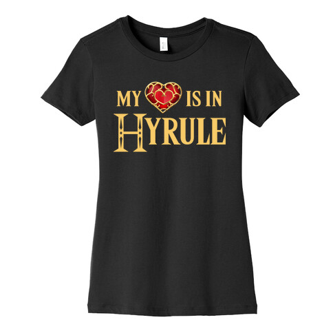 My (Heart) is in Hyrule Womens T-Shirt