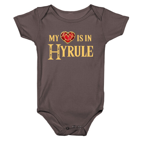 My (Heart) is in Hyrule Baby One-Piece