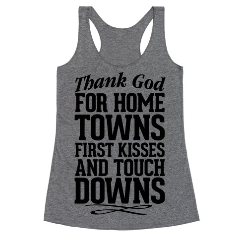 Thank God For Country Love Racerback Tank Top