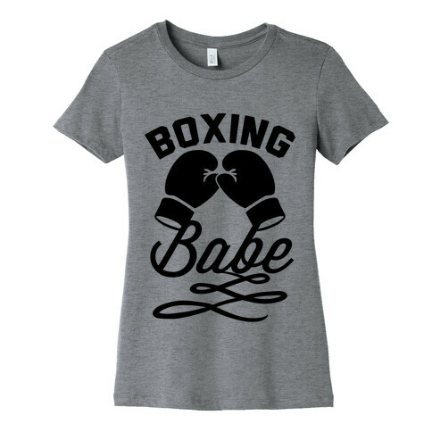 Boxing Babe Womens T-Shirt