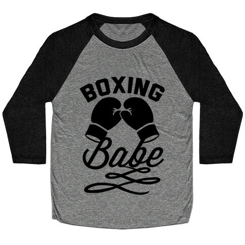 Boxing Babe Baseball Tee