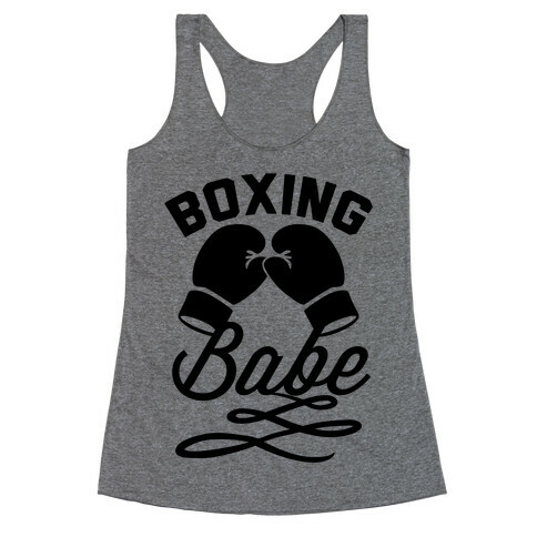 Boxing Babe Racerback Tank Top