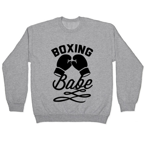 Boxing Babe Pullover