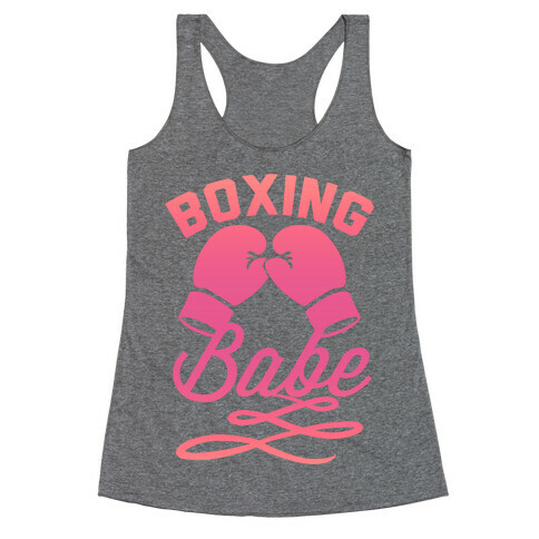 Boxing Babe Racerback Tank Top