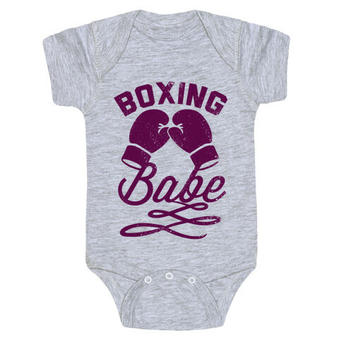 Boxing Babe (Vintage) Baby One-Piece