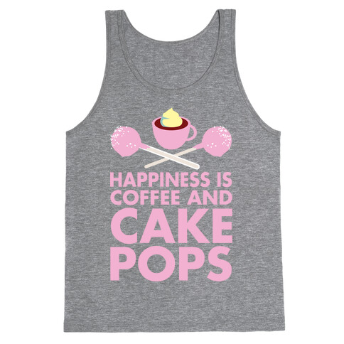 Happiness is Coffee and Cakepops Tank Top