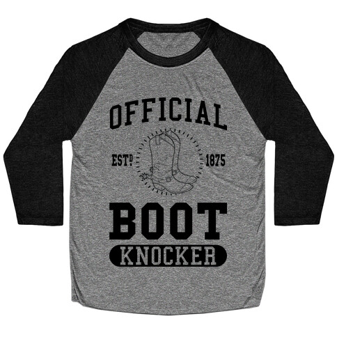 Official Boot Knocker Baseball Tee
