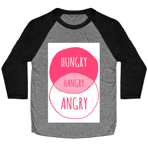 Hangry Diagram Baseball Tee