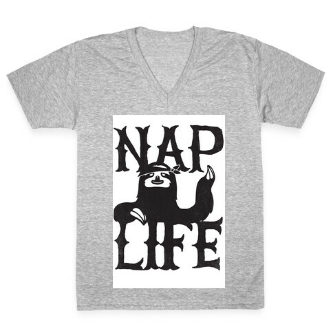 Nap Life V-Neck Tee Shirt