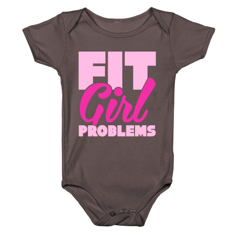 Fit Girl Problems Baby One-Piece