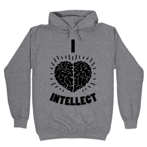 I Heart Intellect Hooded Sweatshirt