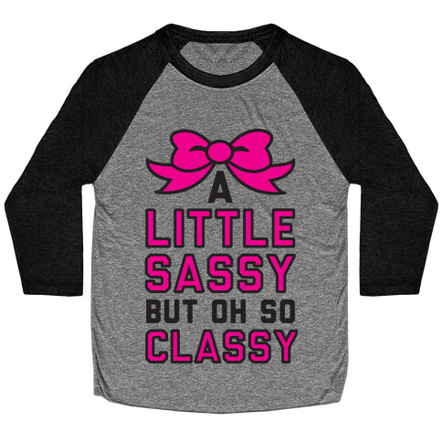 Little Sassy Baseball Tee