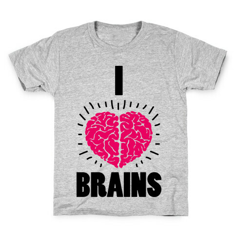 I Love Brains Kids T-Shirt