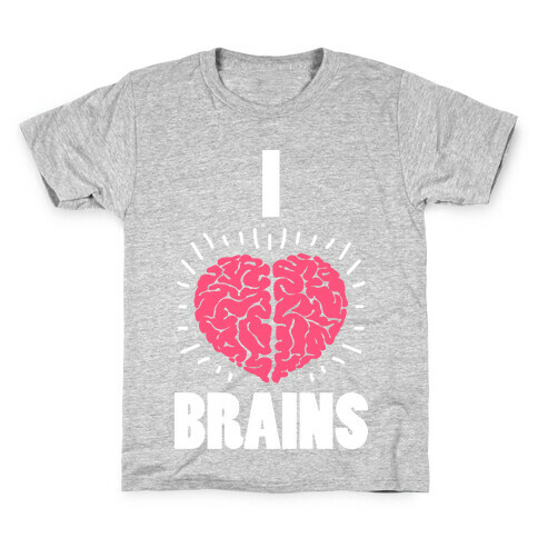 I Love Brains Kids T-Shirt