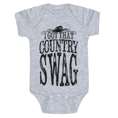 I Got That Country Swag Baby One-Piece