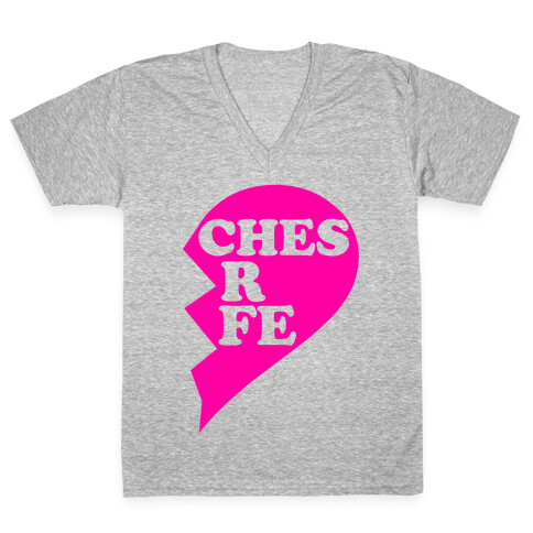 Bitches For Life (right) V-Neck Tee Shirt