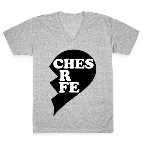 Bitches For Life (right) V-Neck Tee Shirt