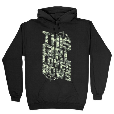 This Girl Loves Bows Hooded Sweatshirt