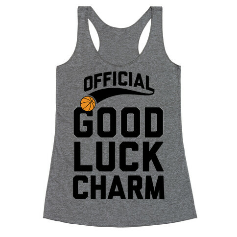 Basketball Good Luck Charm Racerback Tank Top