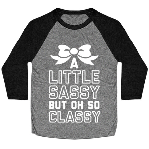 Little Sassy Baseball Tee