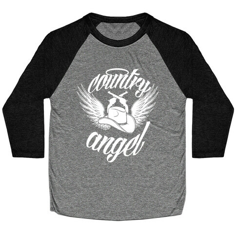 Country Angel Baseball Tee