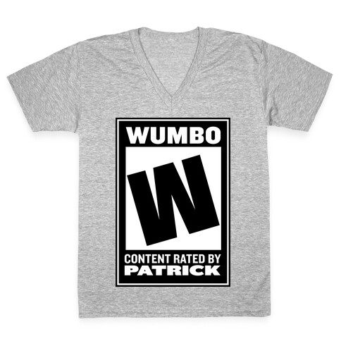 Rated W for "Wumbo" V-Neck Tee Shirt