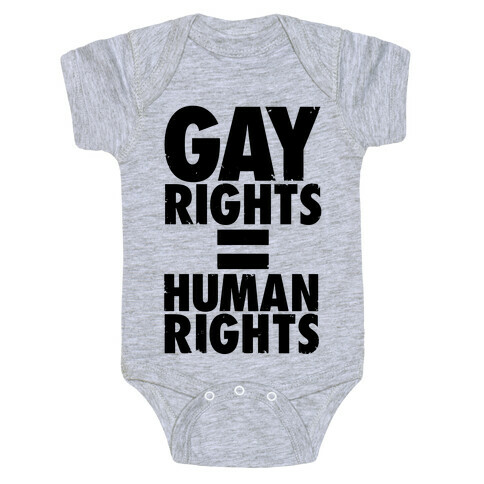 Gay Rights Equal Human Rights Baby One-Piece