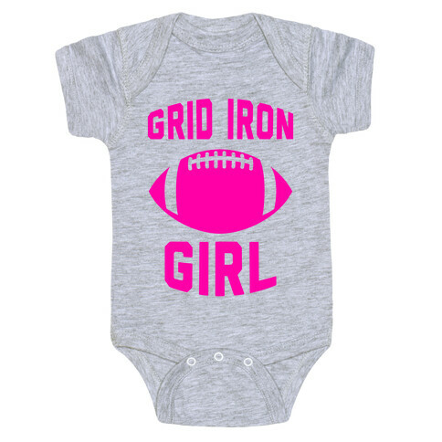 Grid Iron Girl Baby One-Piece