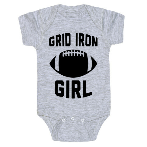 Grid Iron Girl Baby One-Piece